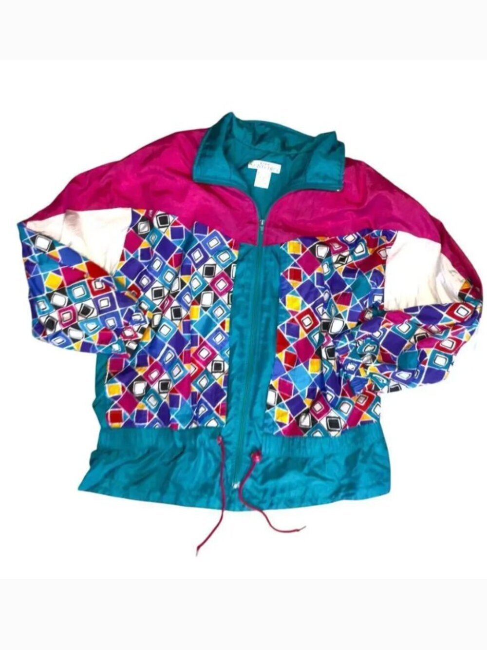 Retro 90s wind breaker Size 1X